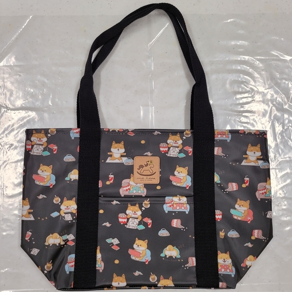 Waterproof Shiba Dumpling Tote Shoulder Bag Purse - Picture 7 of 12